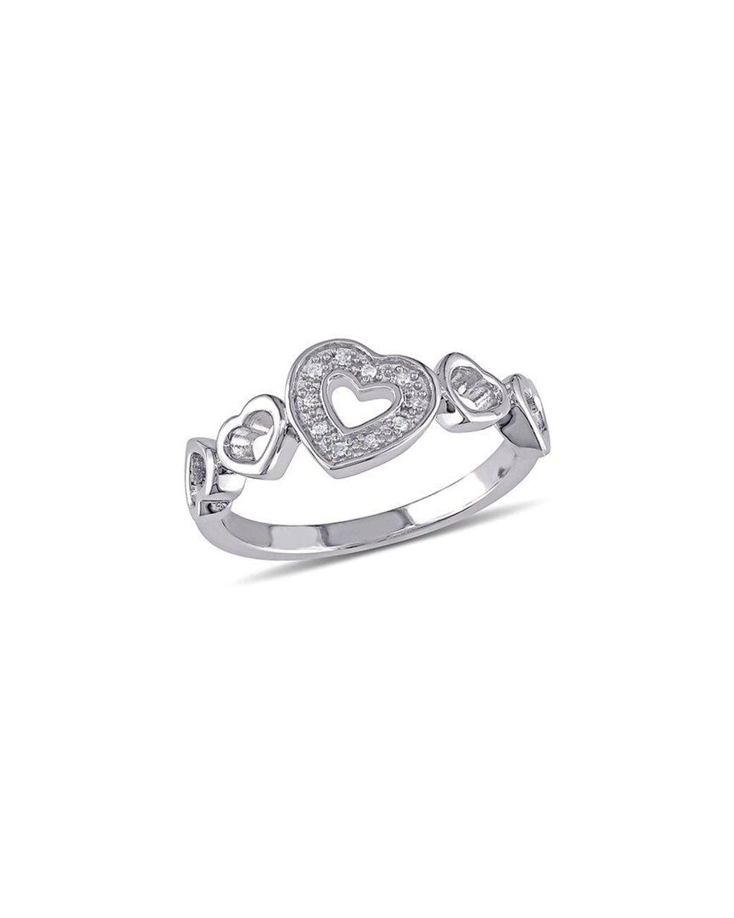 Rina Limor White 0.03 Ct. Tw. Diamond Ring