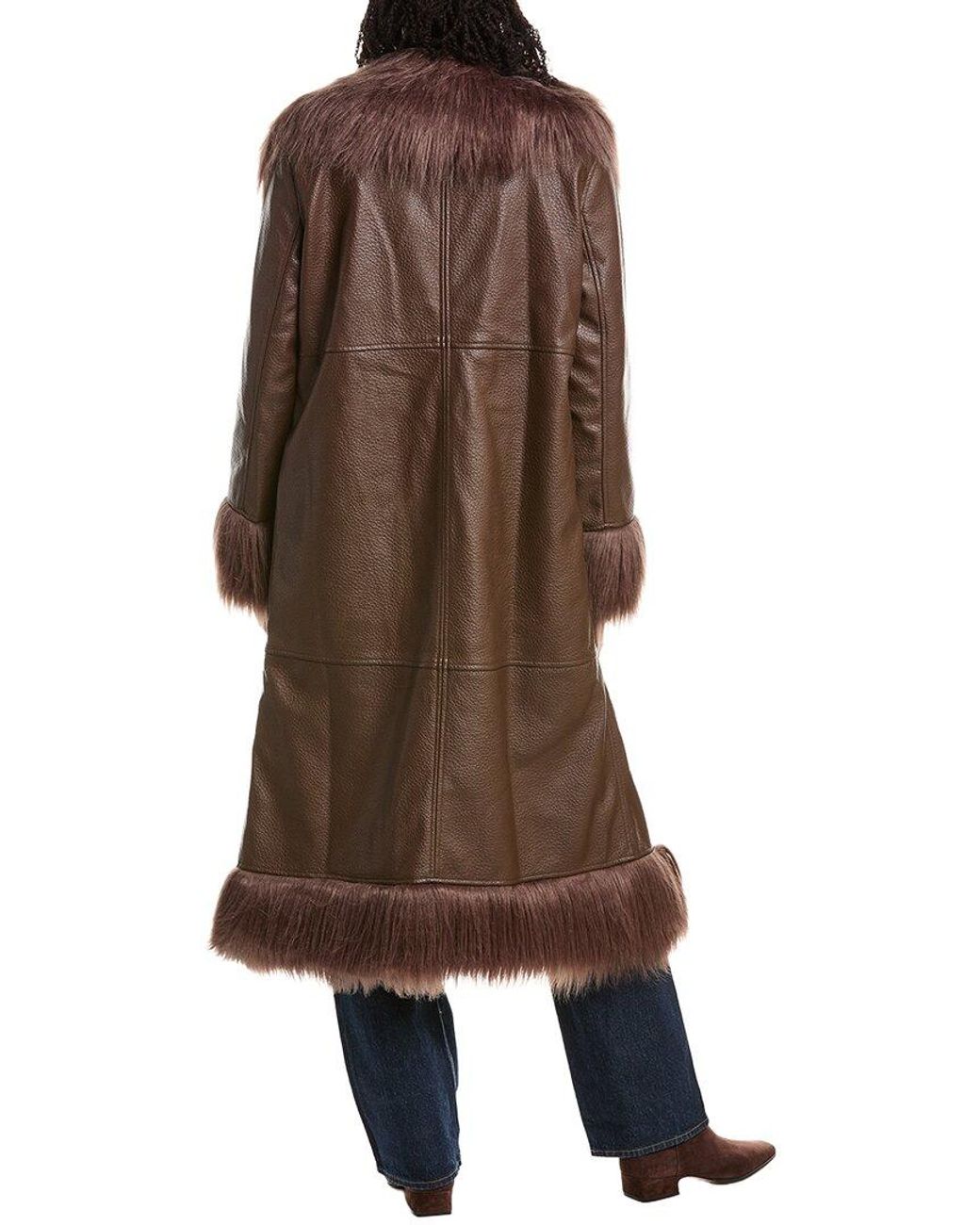 Cinq À Sept Brown Panama Coat