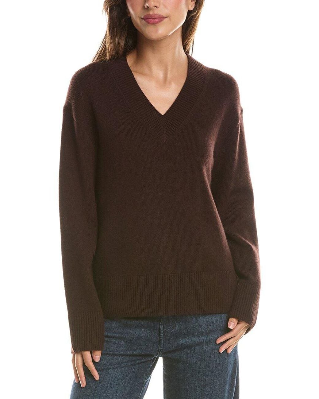 Vince Brown Wool & Cashmere Sweater