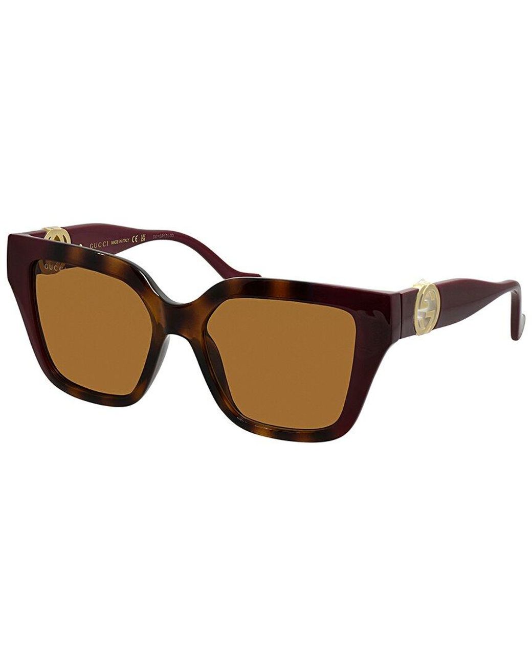 Bottega Gucci GG1023S 54mm Sunglasses in Brown Lyst