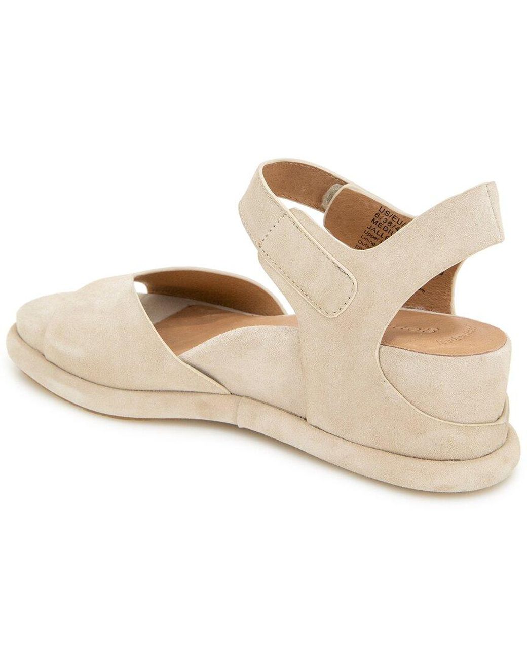 Gentle Souls Metallic Jalleen Suede Sandal