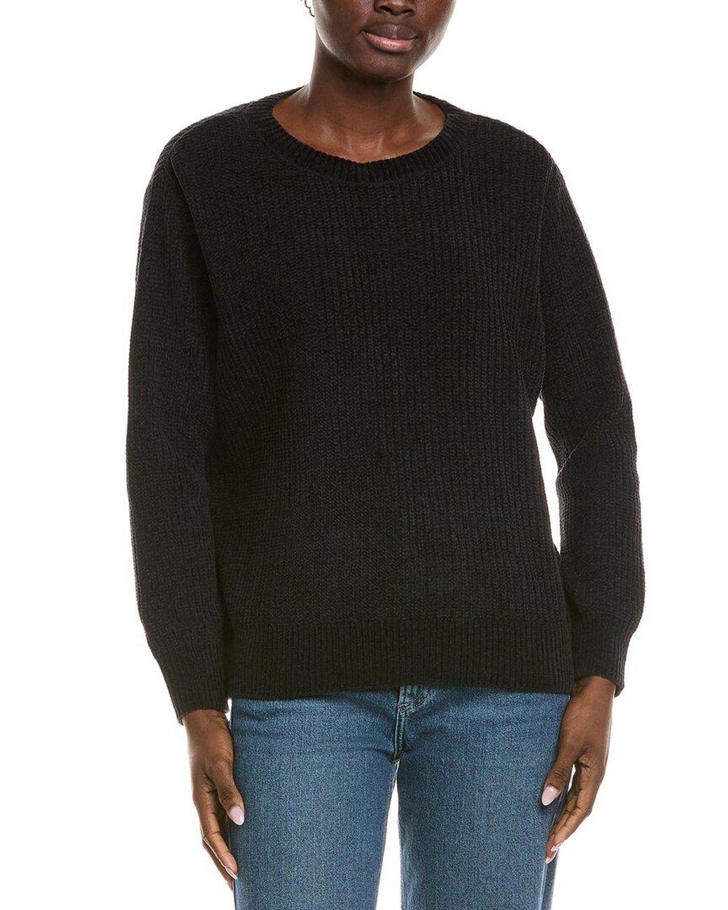 Eileen Fisher Black Chenille Sweater