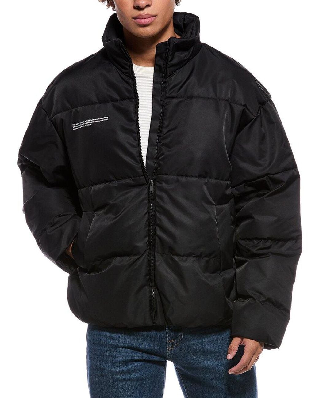 PANGAIA Black Jacket for men