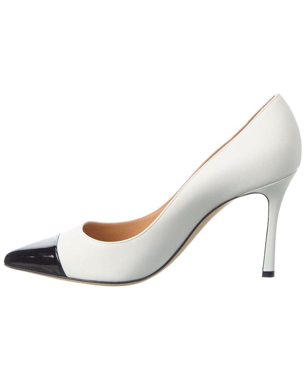 Sergio Rossi White New Secret Leather Pump