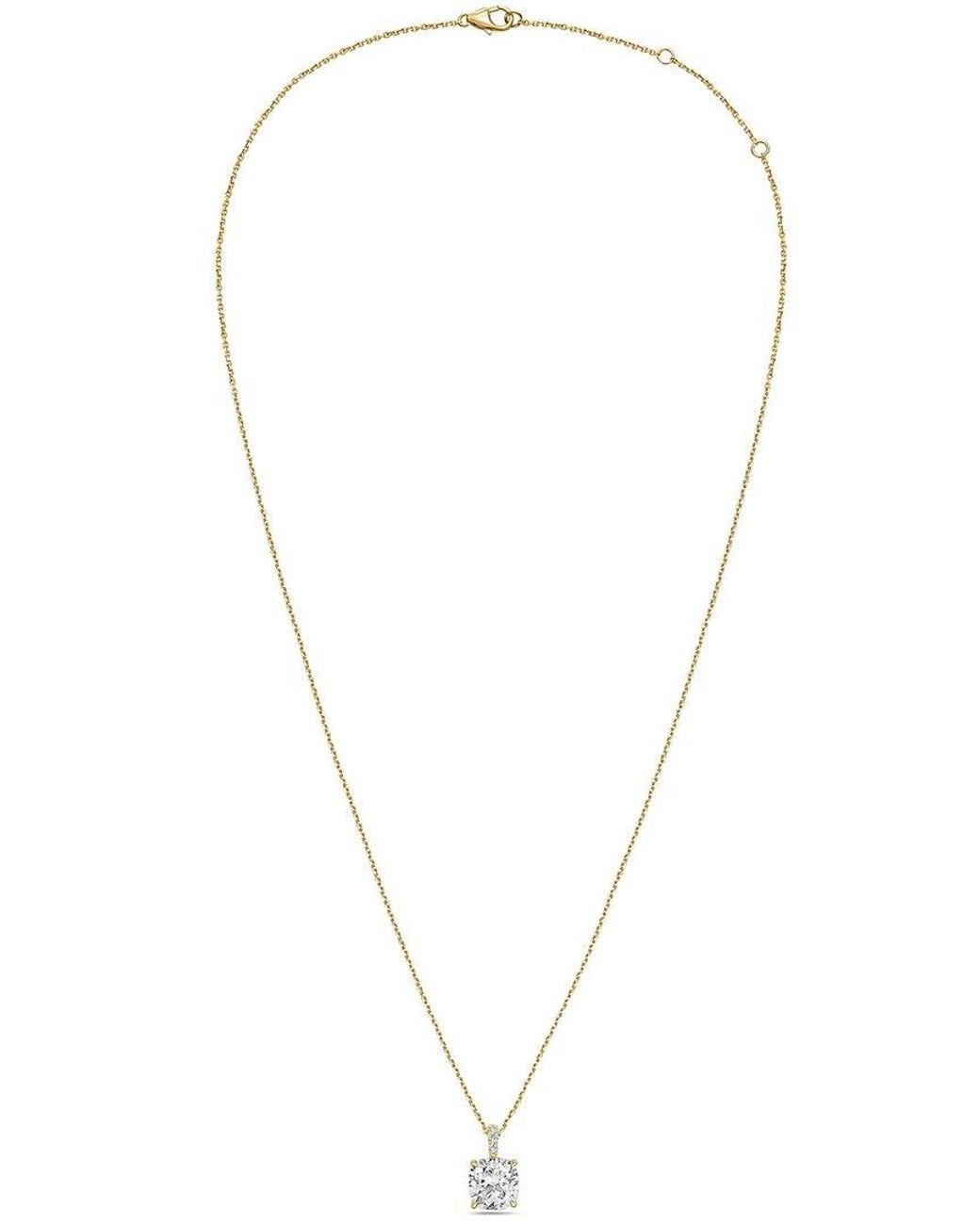 Diana M Multicolor Diana M. 14K 2.00 Ct. Tw. Lab-Grown Diamond Necklace