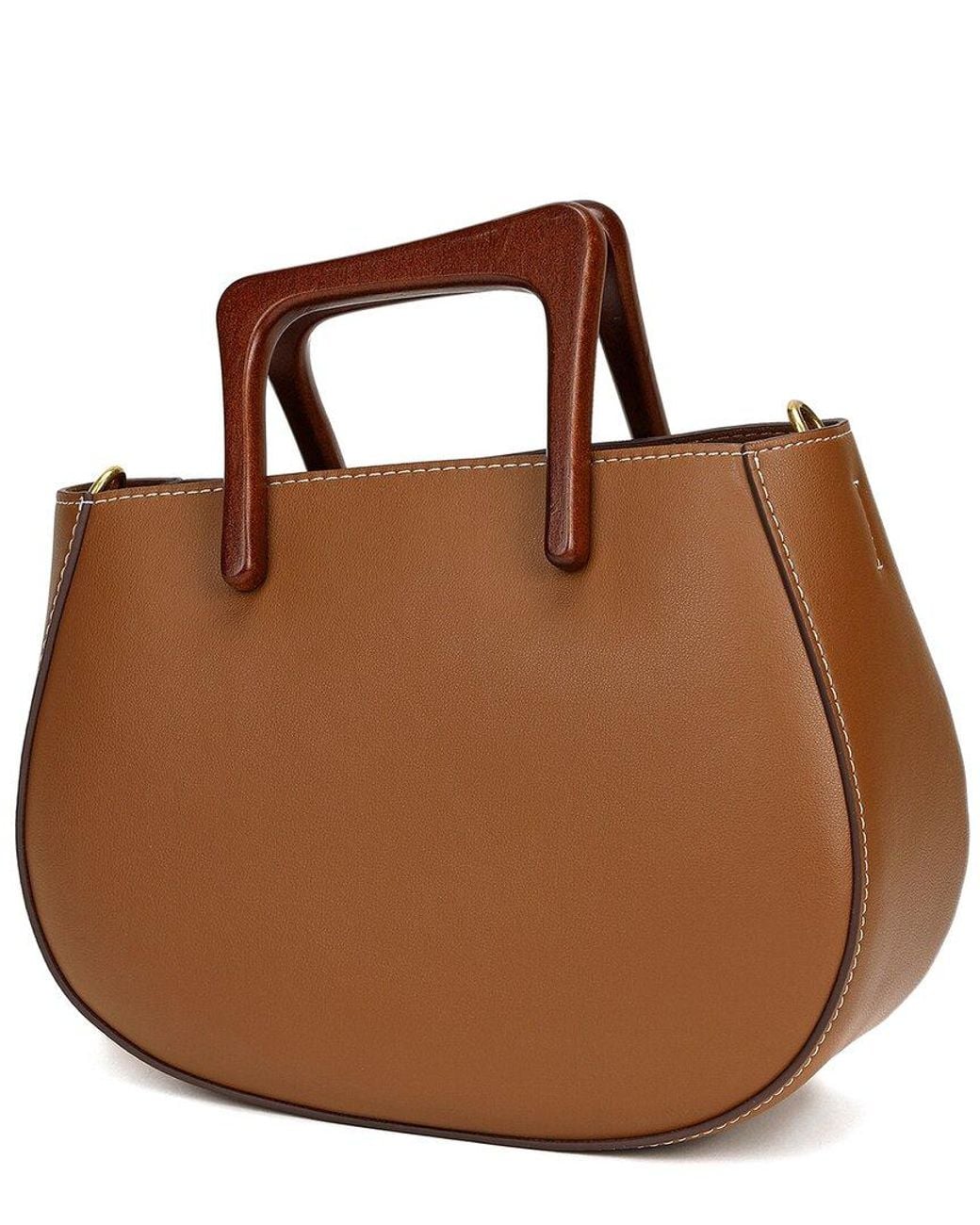 Tiffany & Fred Paris Brown Smooth Leather Crossbody