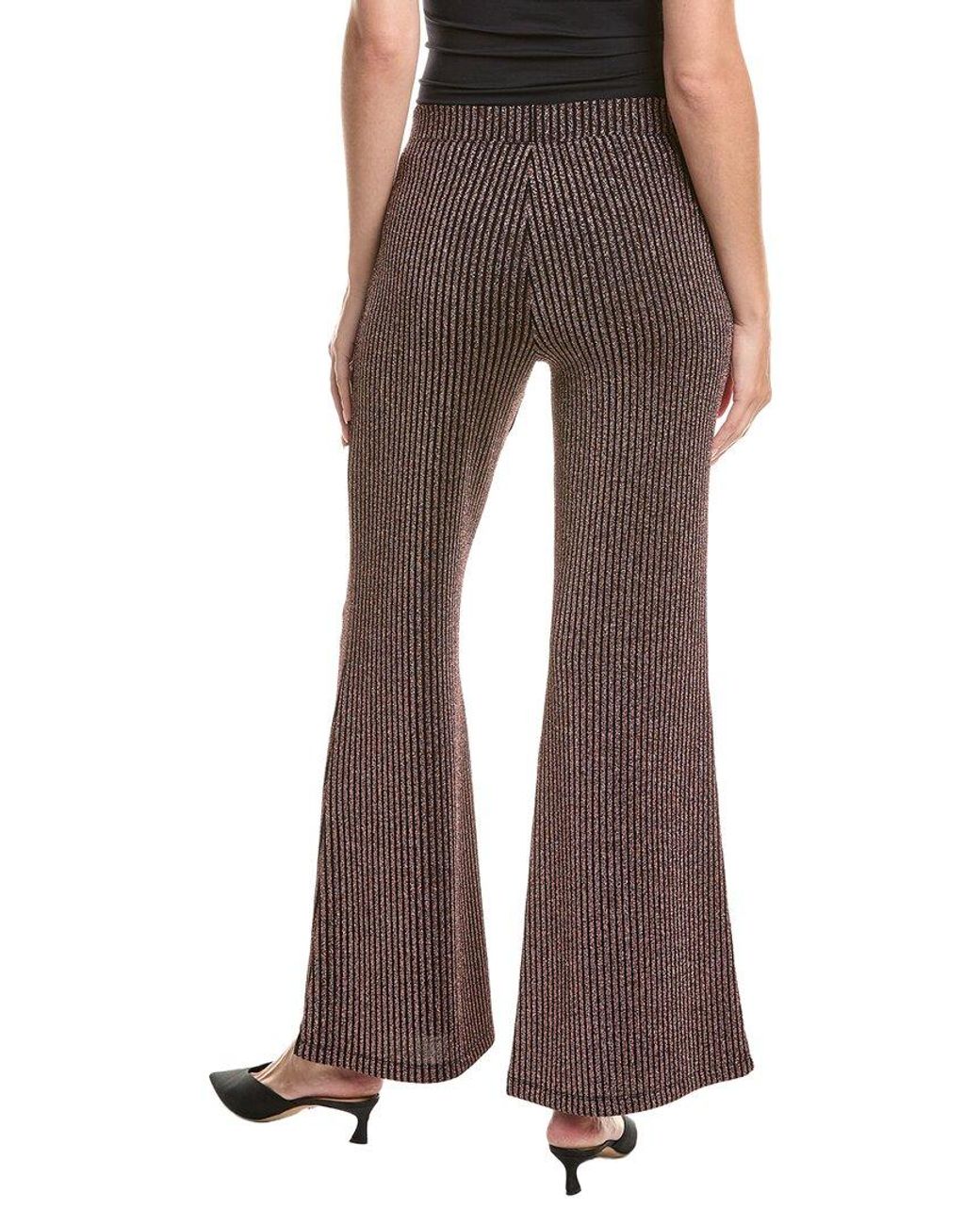 Johnny Was Brown Jenna Metallic Easy Pant