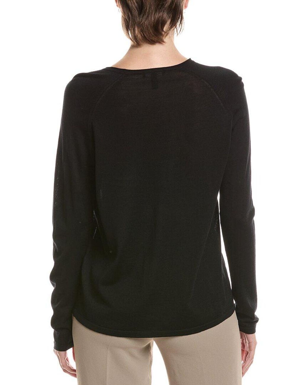 Eileen Fisher Black Wool Sweater
