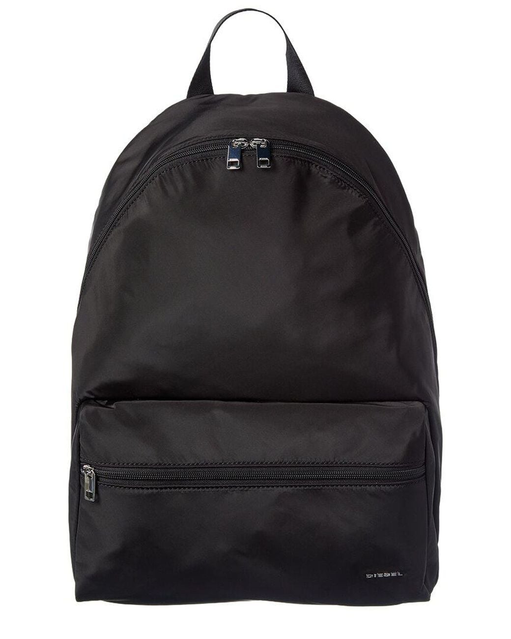 DIESEL Black Logo Basic Letter Backpack for men