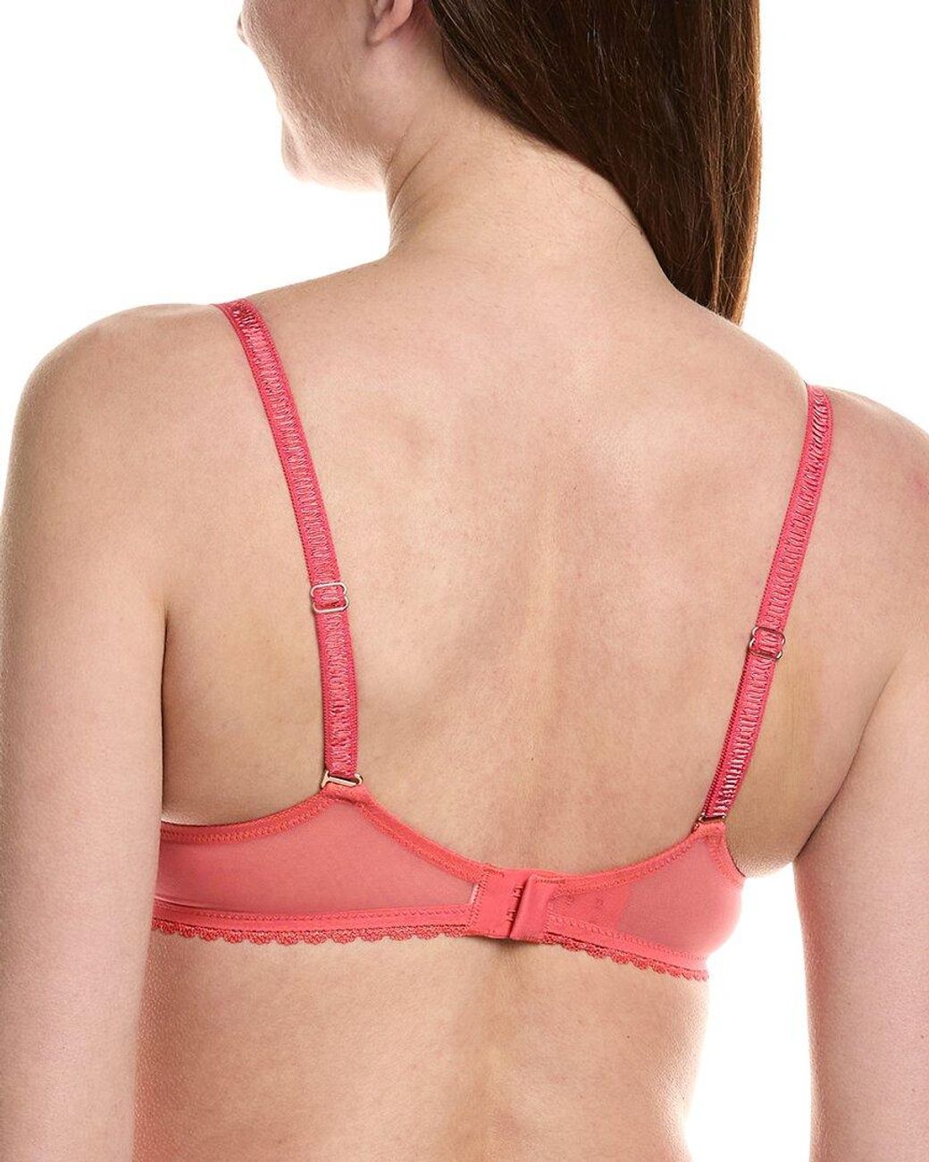 Simone Perele Pink Simone Perele Allure Sheer Plunge Bra