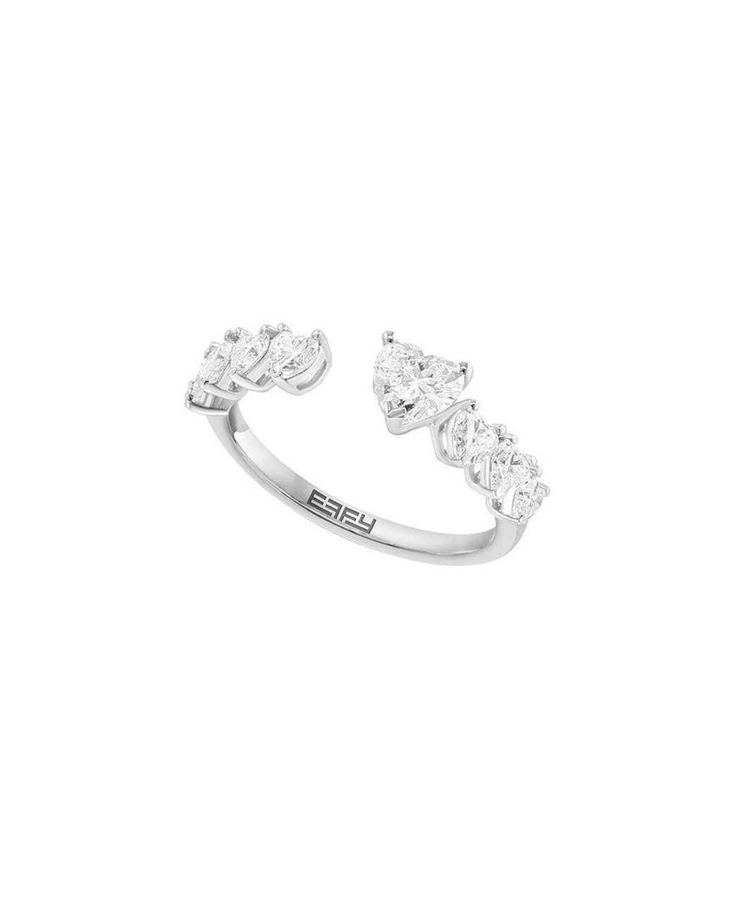 Effy Fine Jewelry White 14K 1.28 Ct. Tw. Lab-Grown Diamond Ring