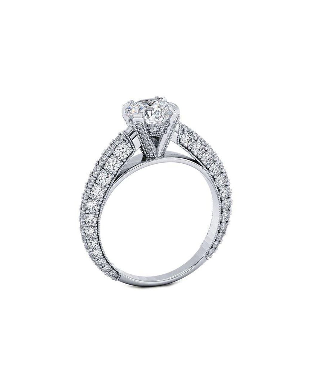 Lab Grown Diamonds White 14K 2.70 Ct. Tw. Lab-Grown Diamond Ring