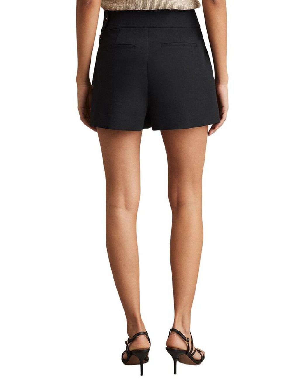 Reiss Black Immie Detail Short