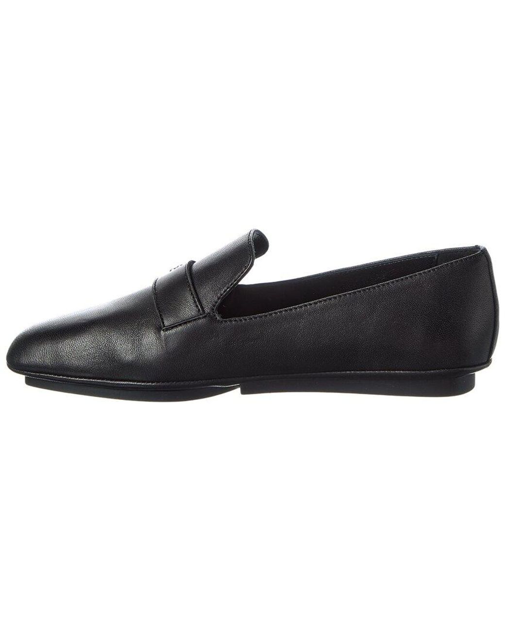 Bally Black Caly Leather Loafer