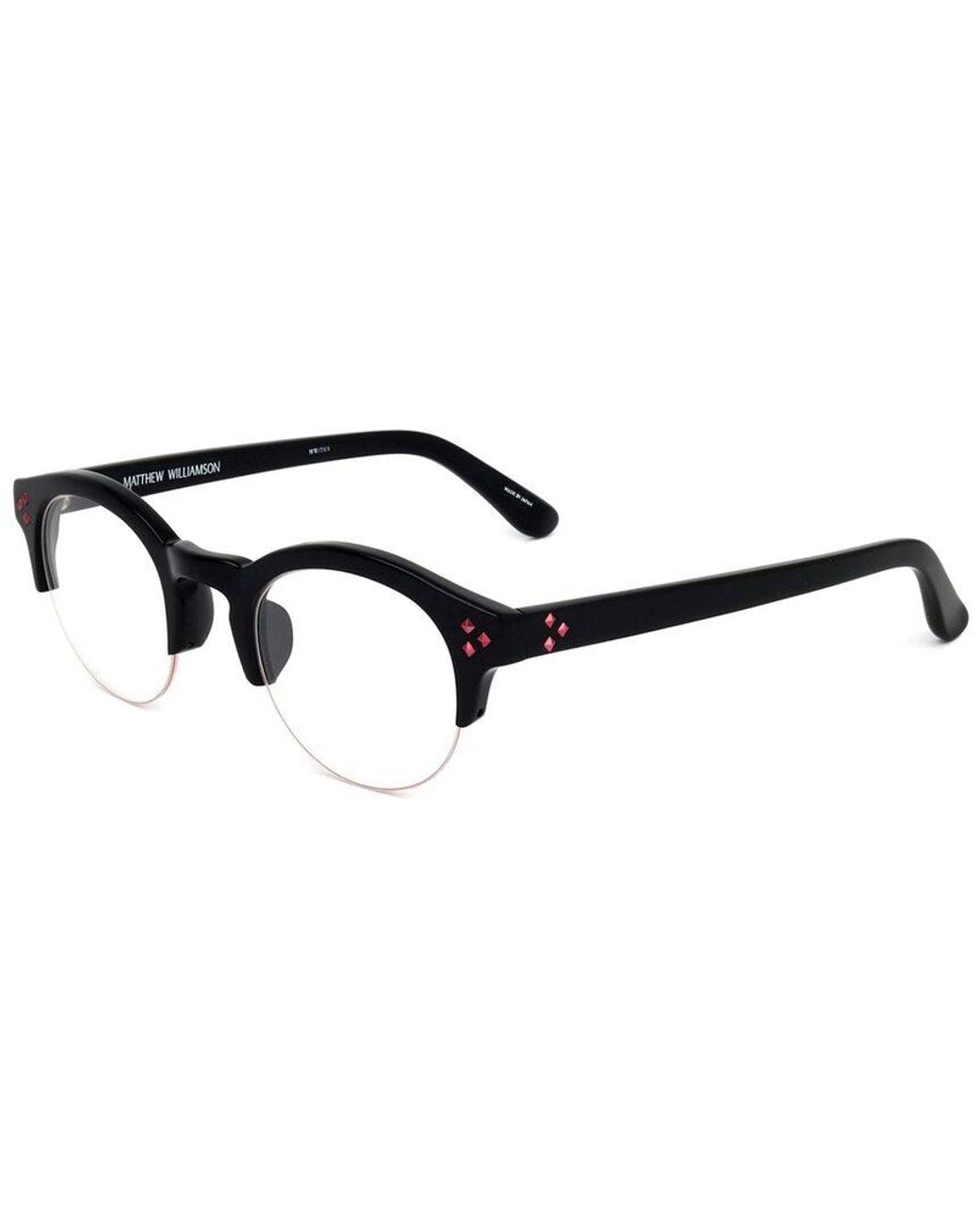 Linda Farrow Black Matthew Williamson By Linda Farrow Mw71 45Mm Optical Frames