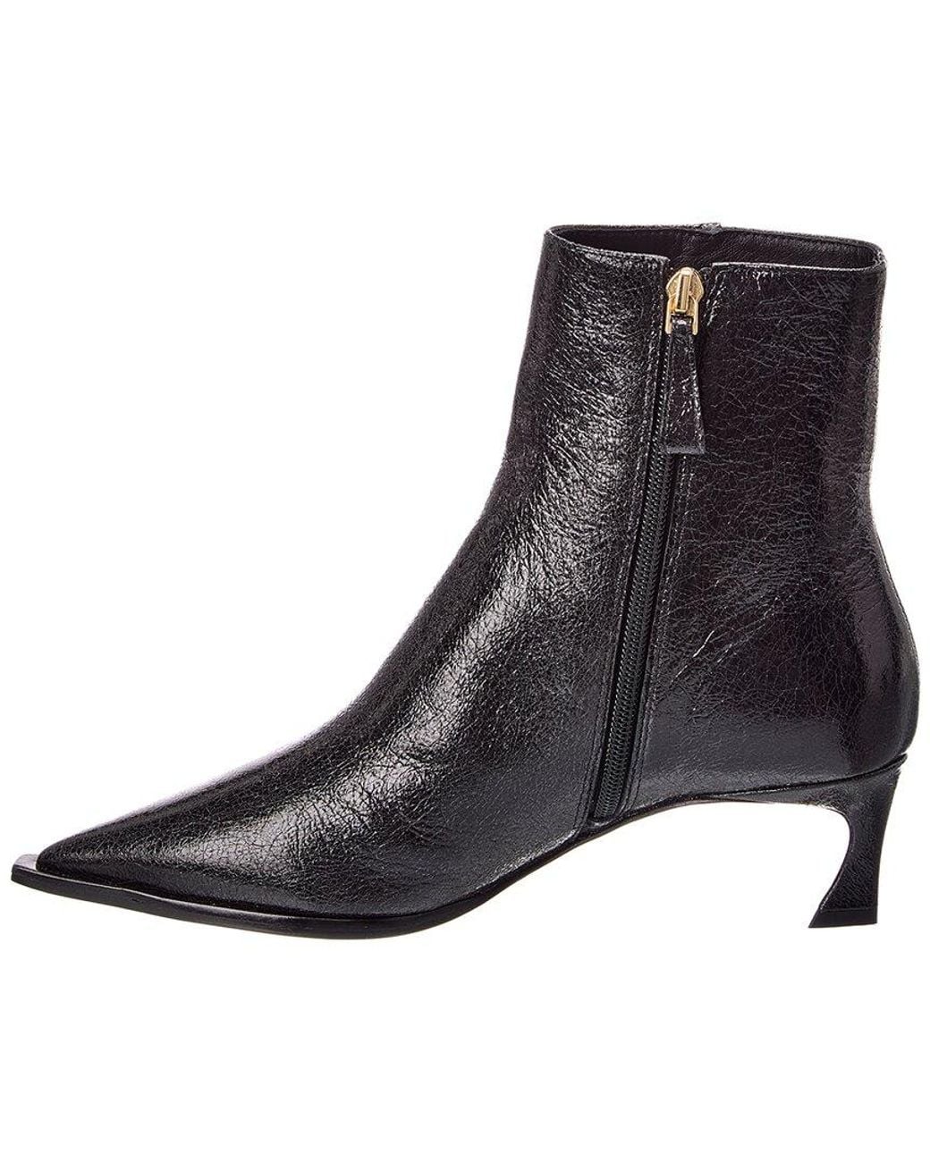 Alexandre Birman Black Myra 50 Leather Bootie