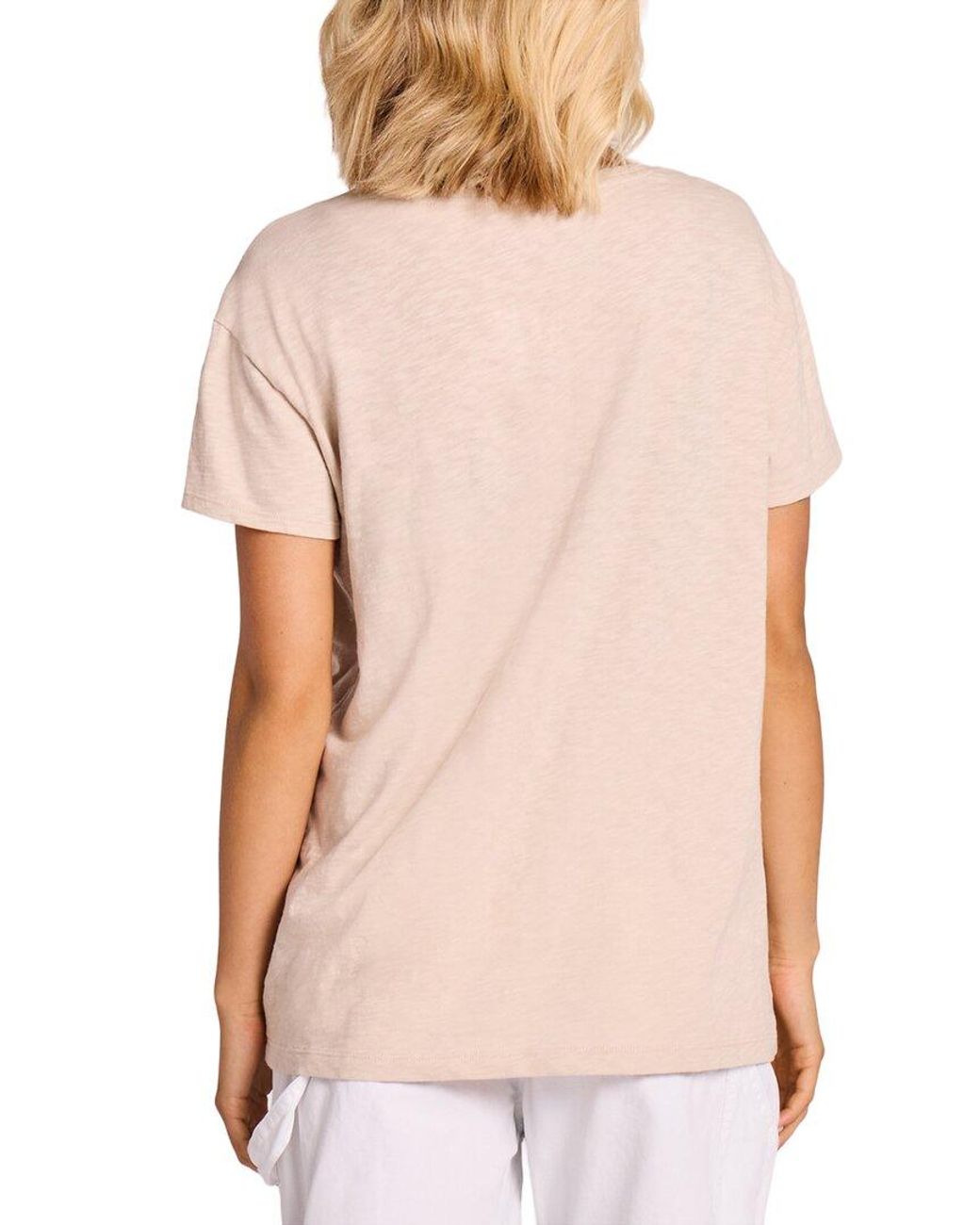 Life Is Good. Pink Slub T-Shirt