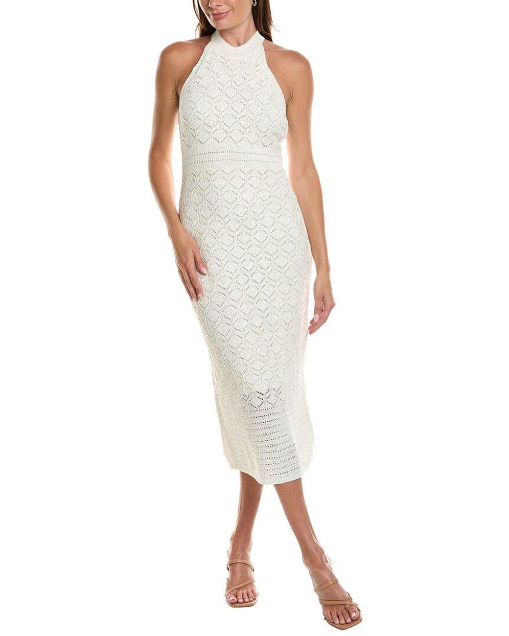 Luxely Metallic Maxi Sweater Dress