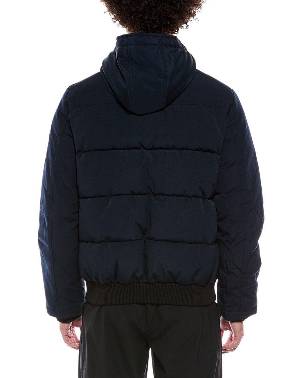 Nautica Blue Mix-Quilted Bomber Jacket for men