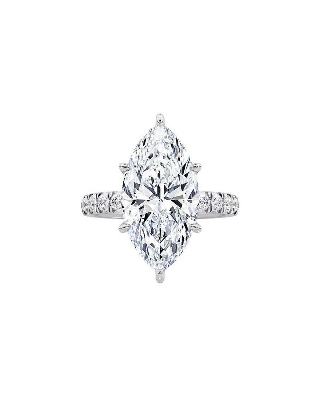 Lab Grown Diamonds White 14K 7.00 Ct. Tw. Lab-Grown Diamond Ring