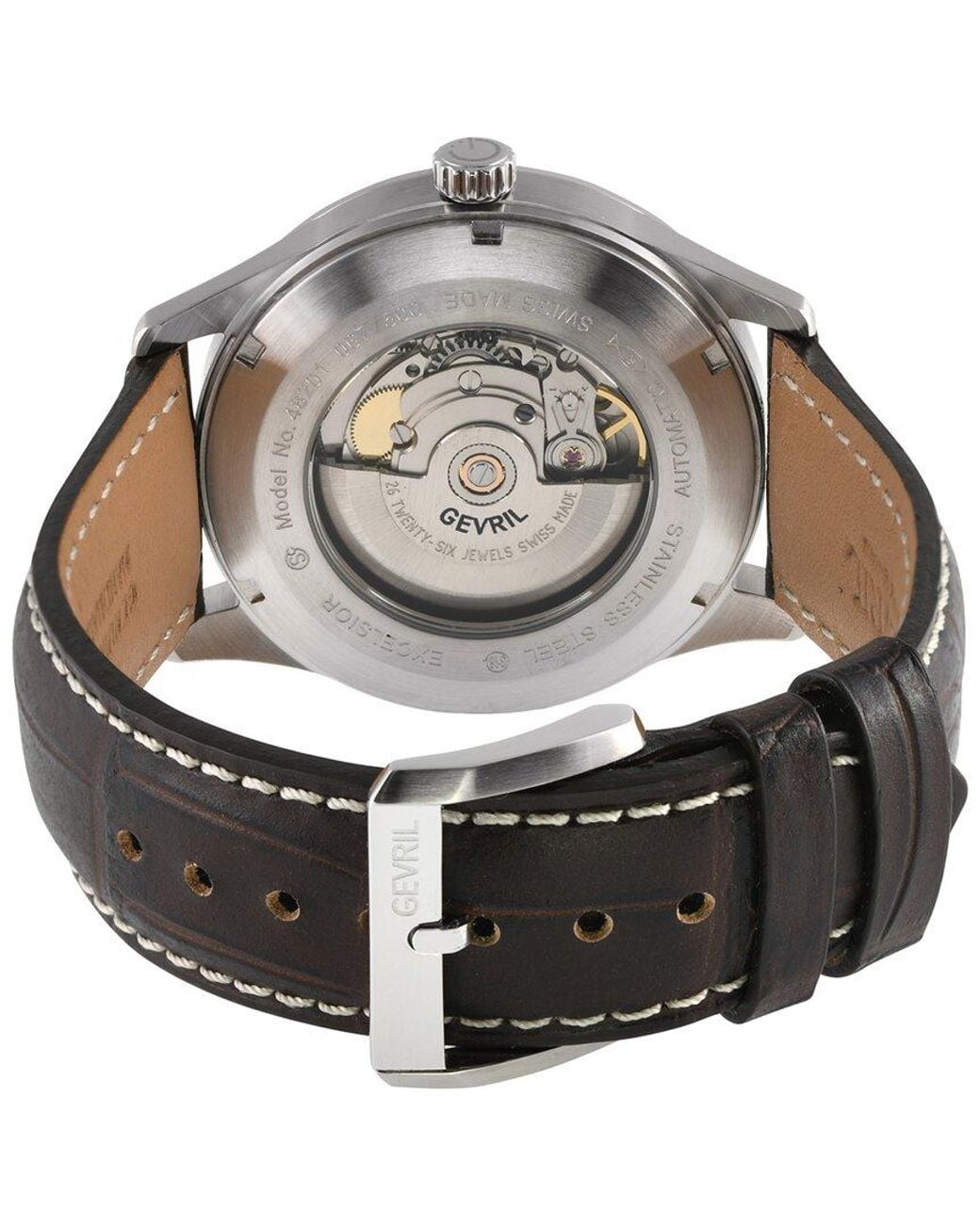 Gevril Gray Excelsior Watch for men