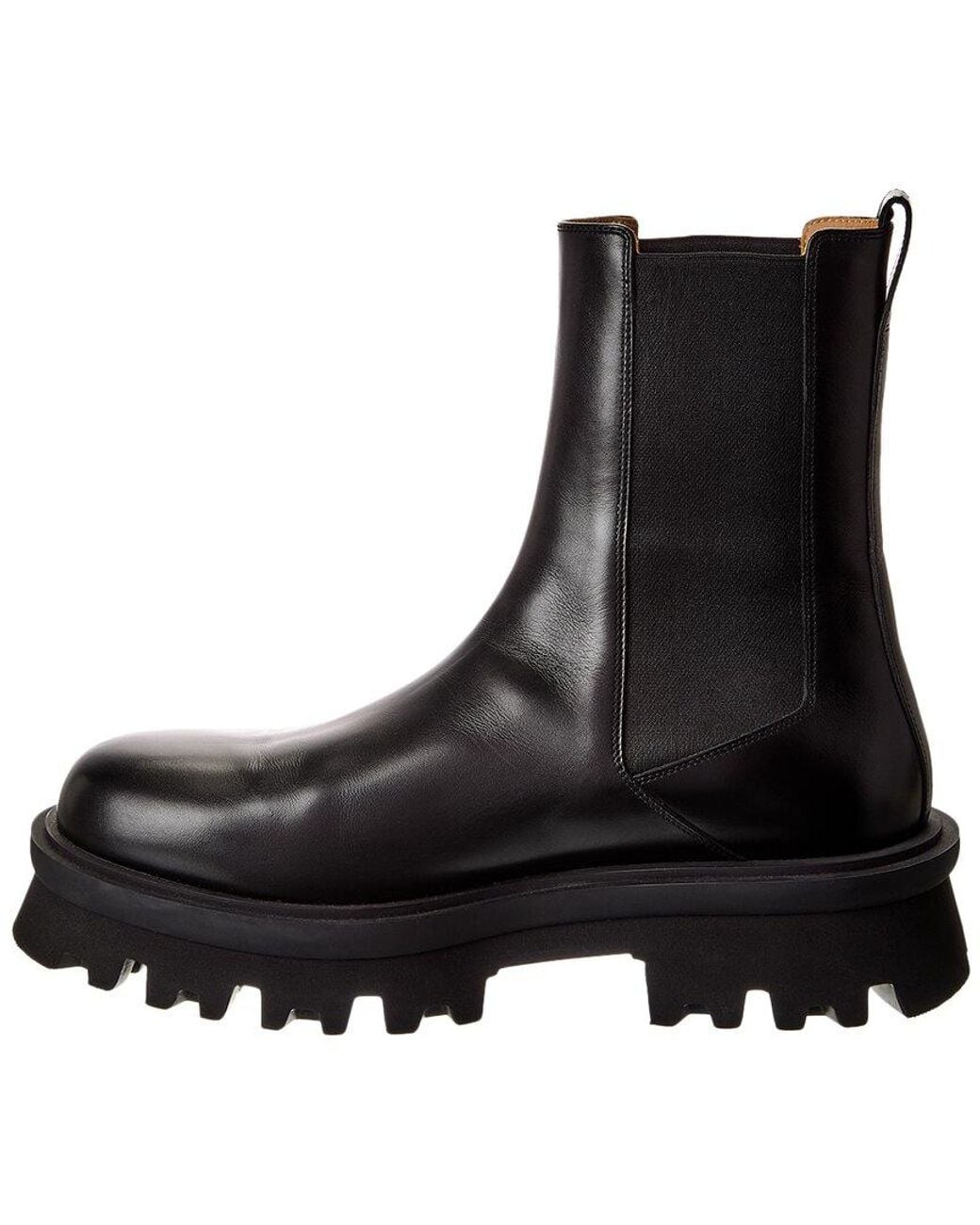 Ferragamo Black Leather Boot for men