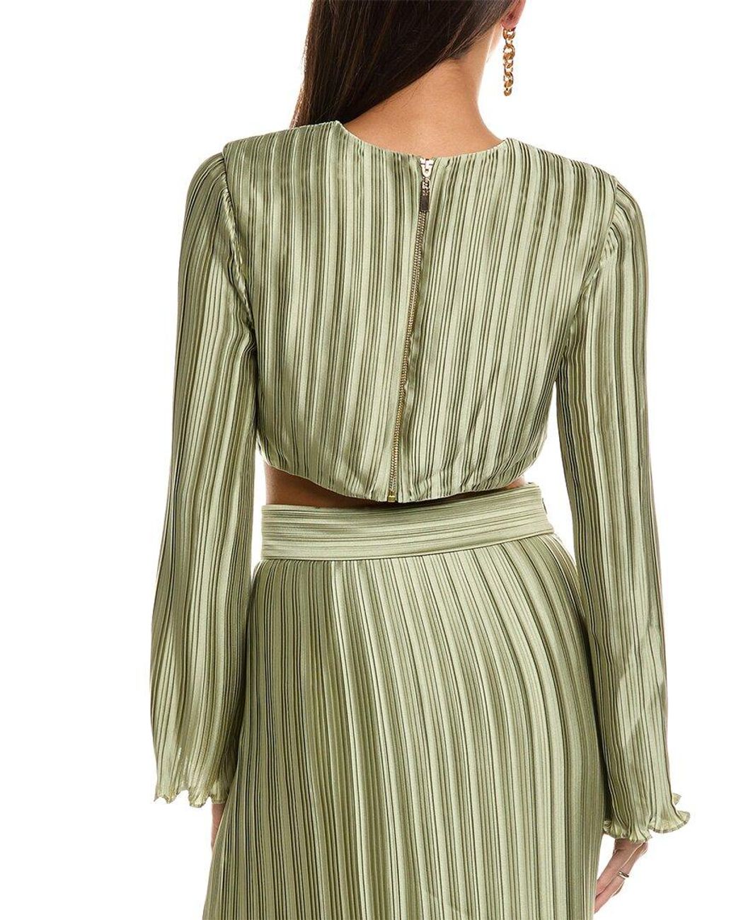 AIIFOS Green Penelope Top