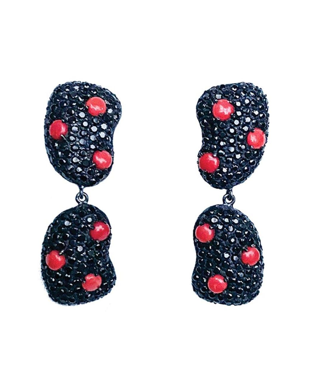 Arthur Marder Fine Jewelry Multicolor 14k & Silver Gemstone Drop Earrings
