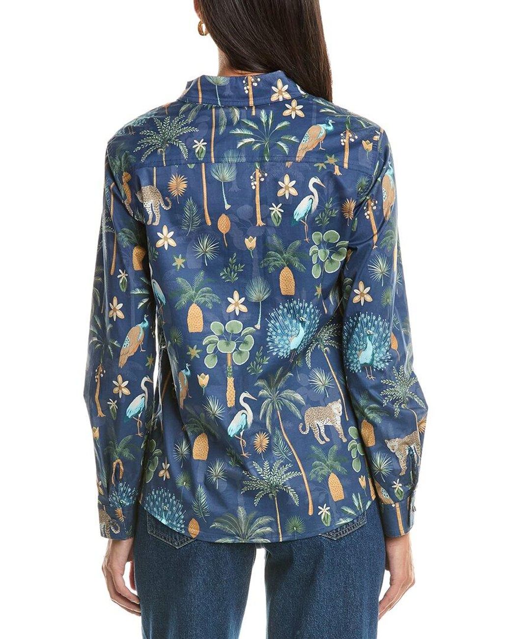 J.McLaughlin Blue Lois Blouse