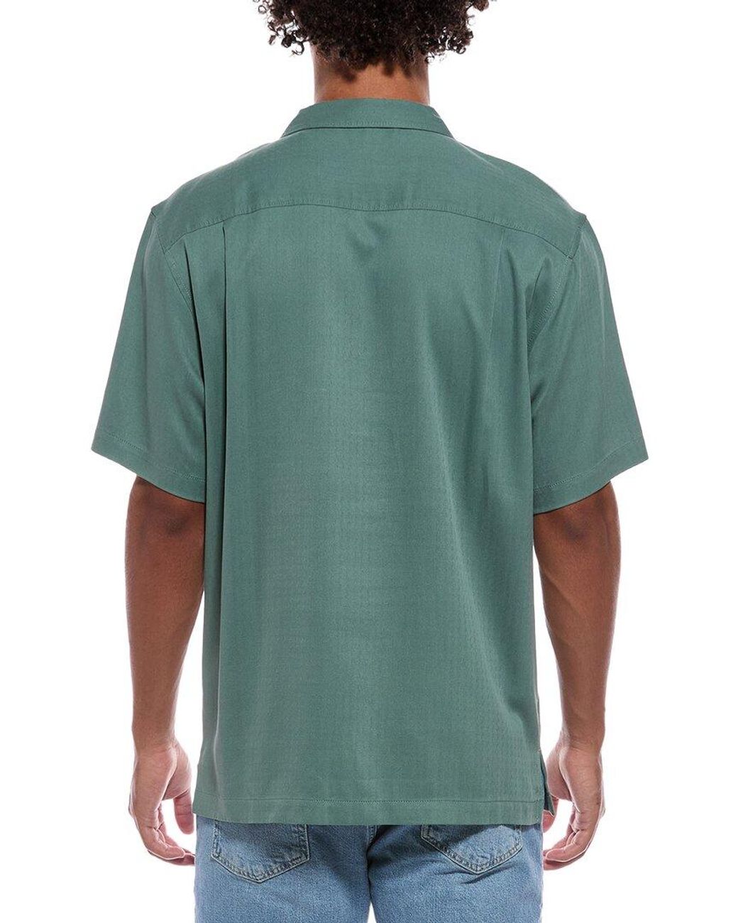 Tommy Bahama Green Harbor Luxe Silk Camp Shirt for men