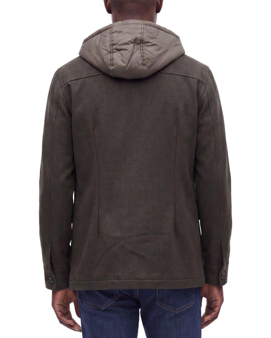 Corneliani Gray Cc Collection Wool-Blend Utility Jacket for men