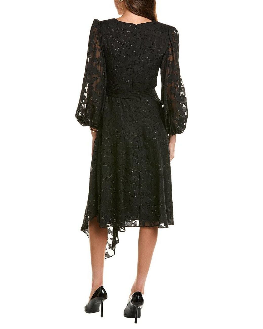 Eliza J Black Hi-Lo Dress