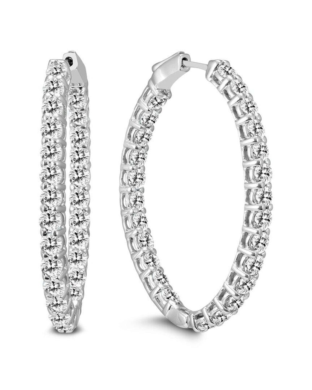Diana M White Fine Jewelry 14k 5.00 Ct. Tw. Diamond Earrings