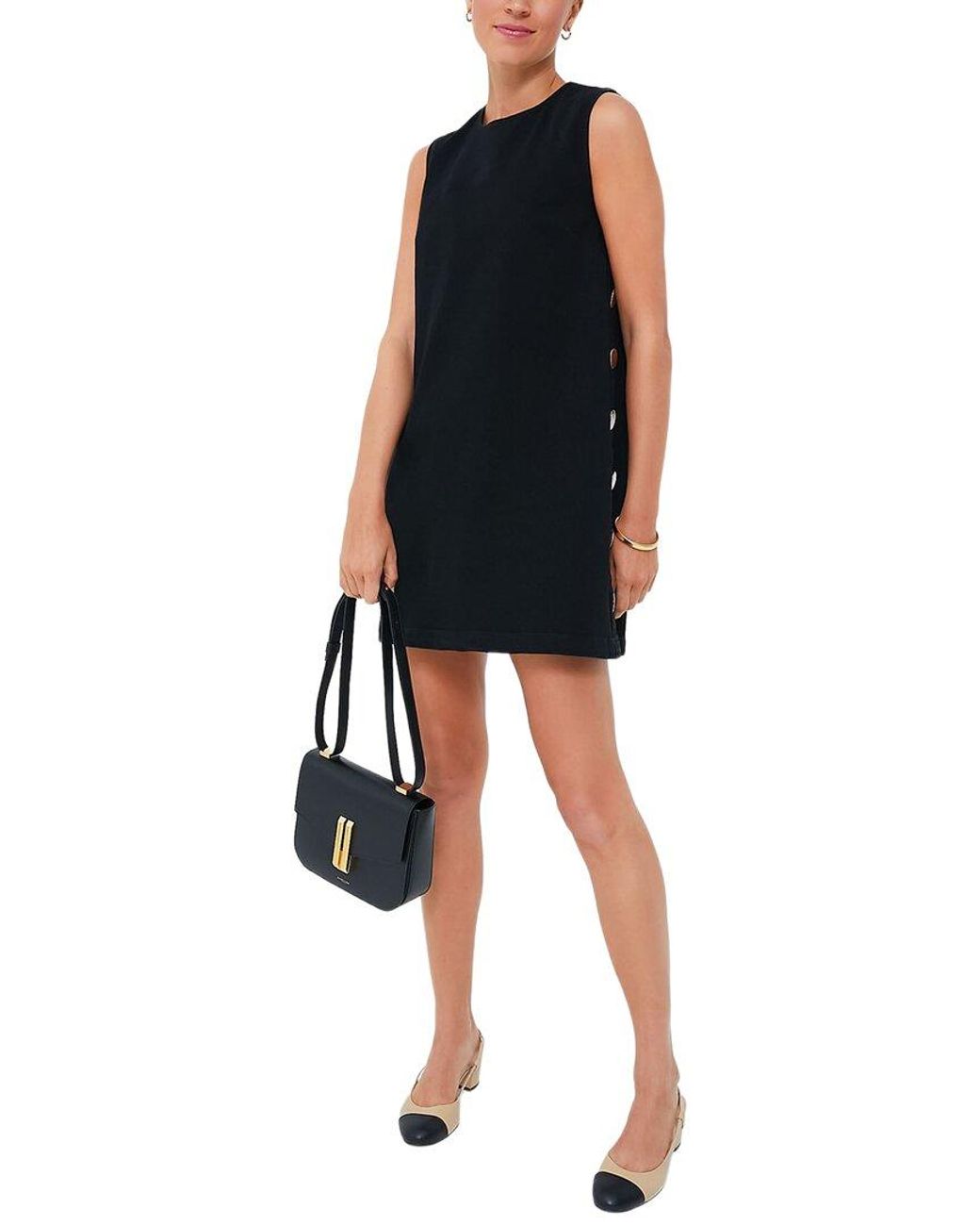 Hyacinth House Black Bitsy Mini Dress