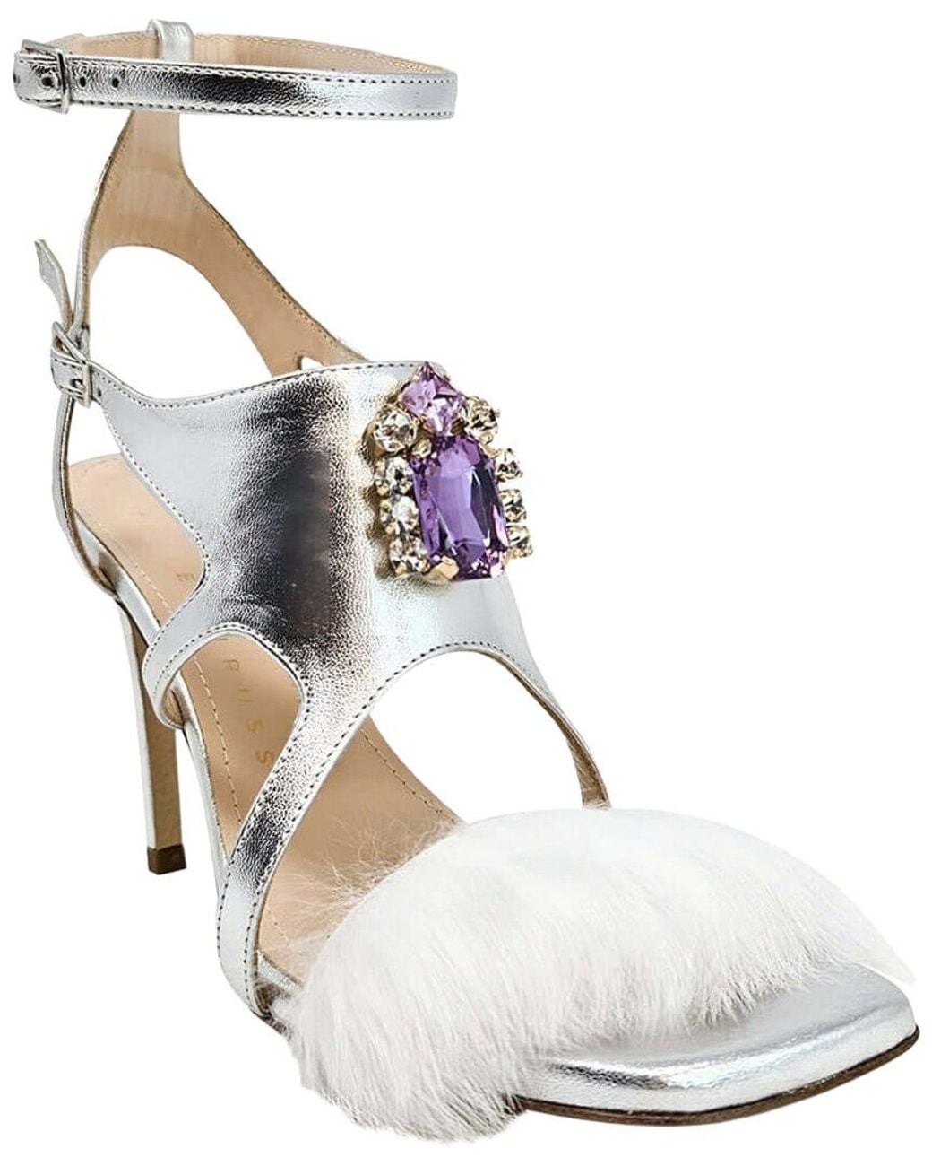 Madison Maison White Calda Leather Sandal