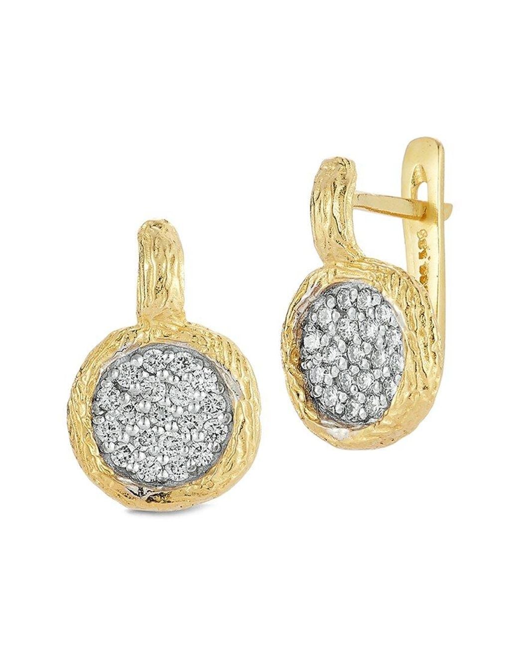 Reiss Metallic 14K 0.38 Ct. Tw. Diamond Earrings