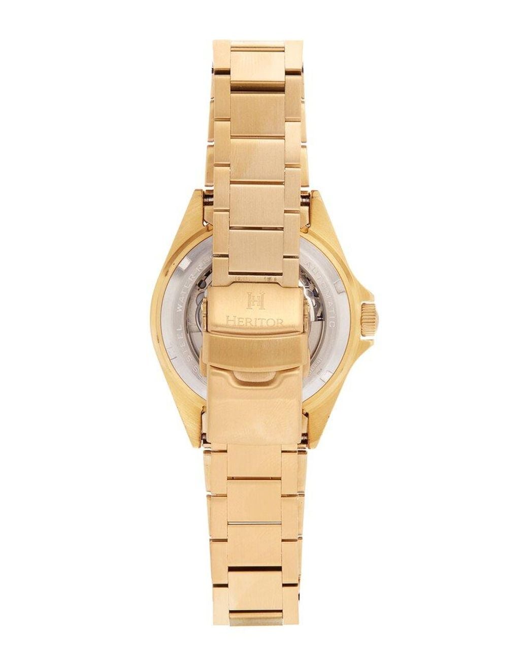 Heritor Metallic Heritor Calder Watch for men