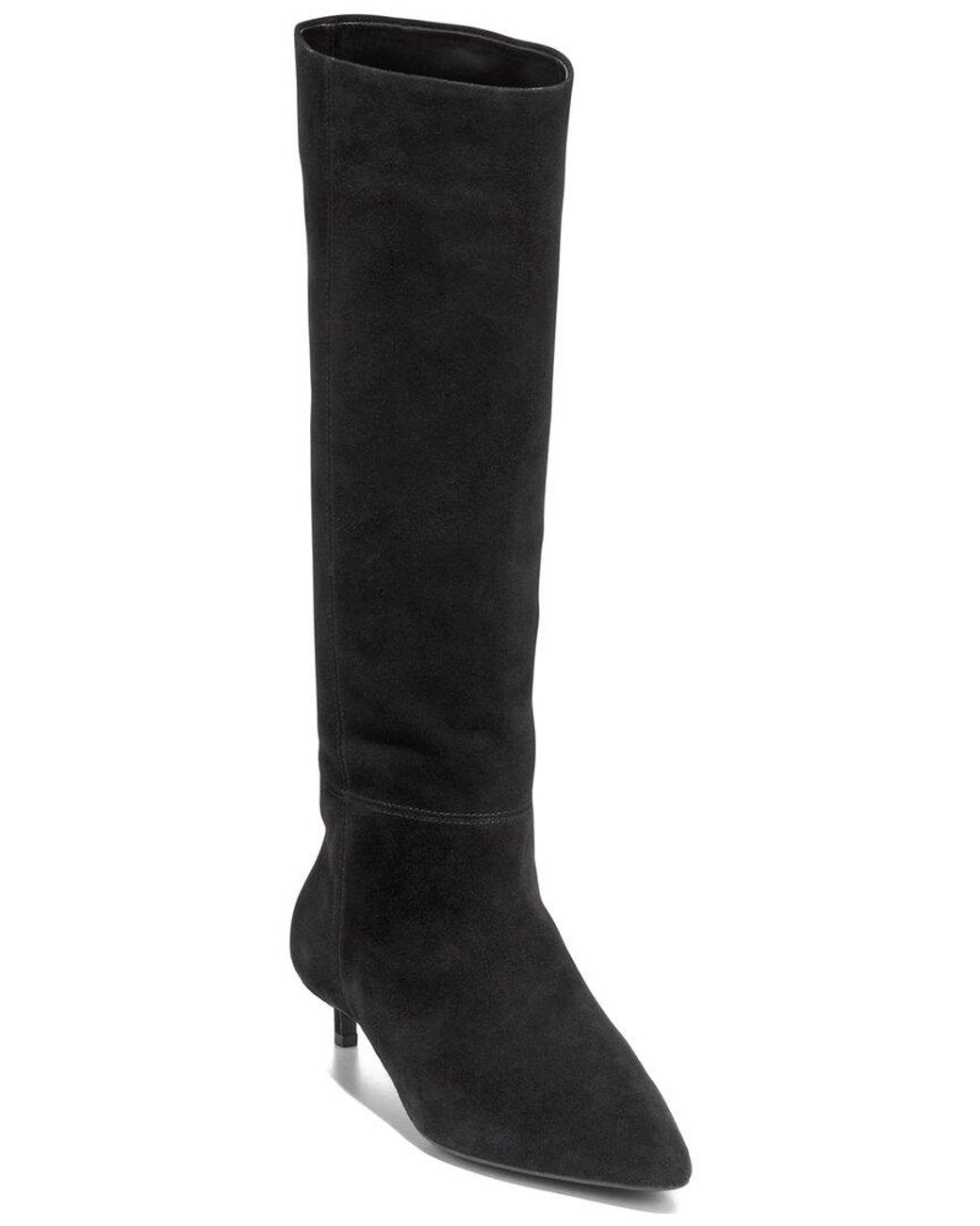 Cole Haan Black Go-To Janece Suede Boot