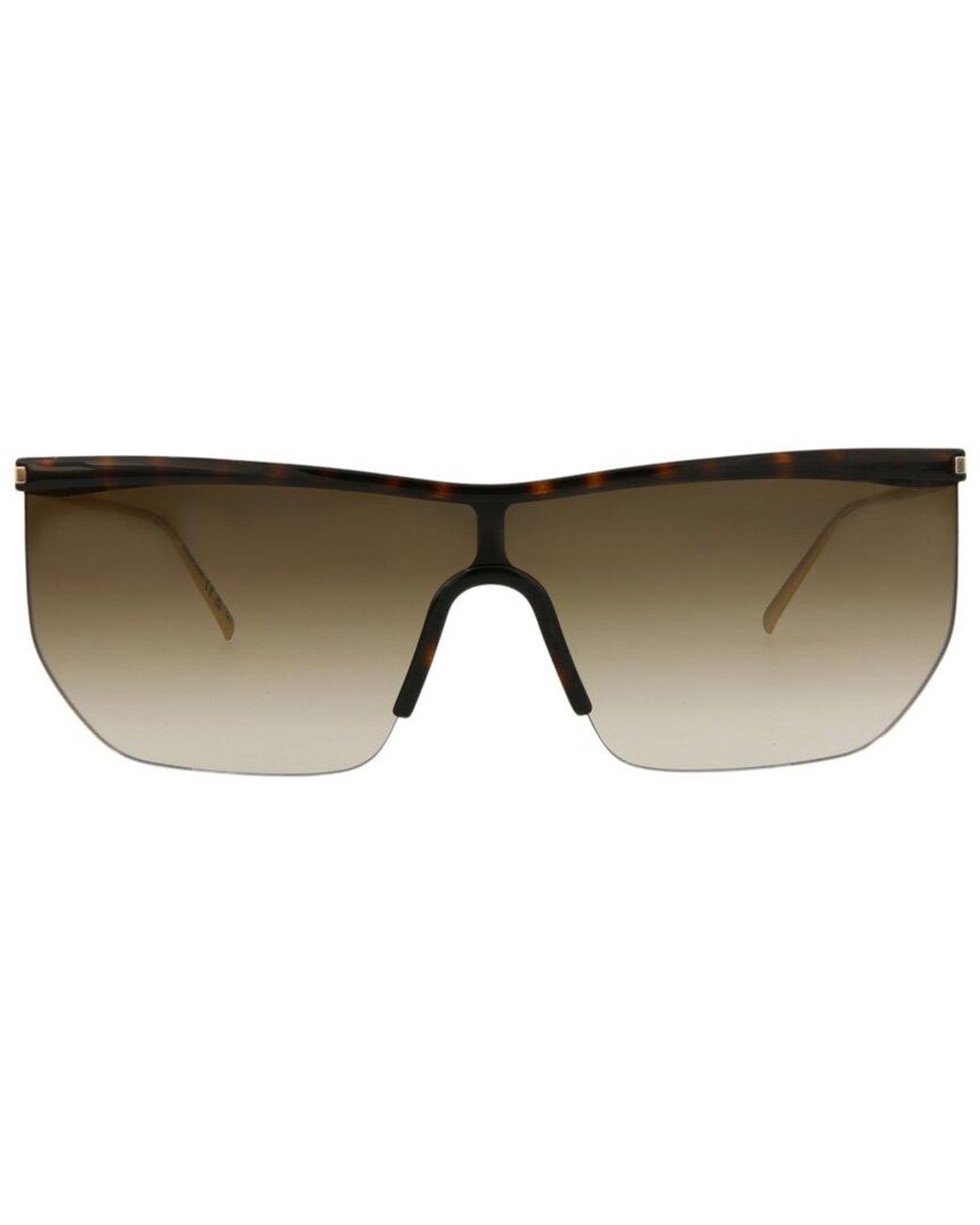 Saint Laurent Brown Sl519mask 99mm Sunglasses