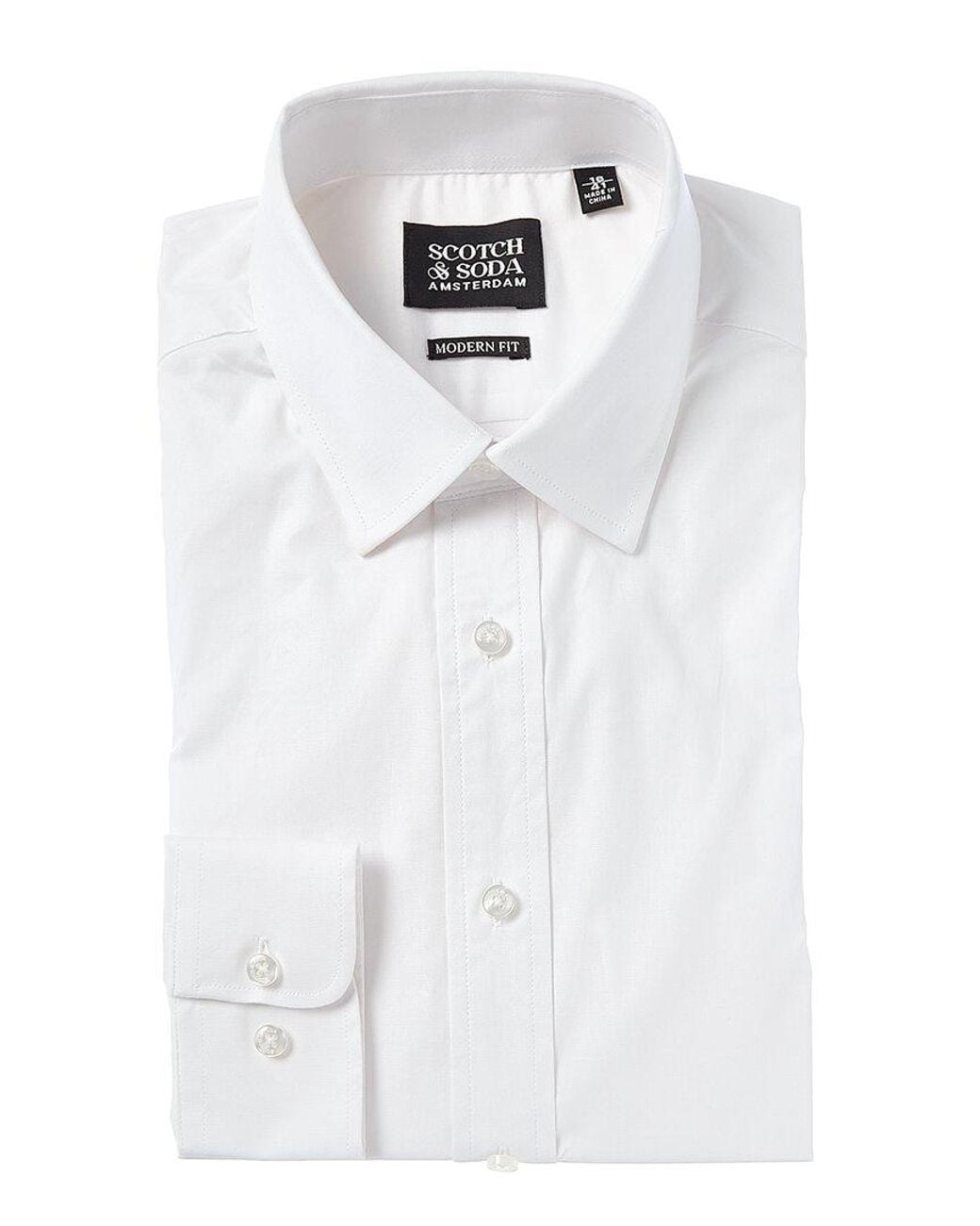 Scotch & Soda White Dress Shirt for men