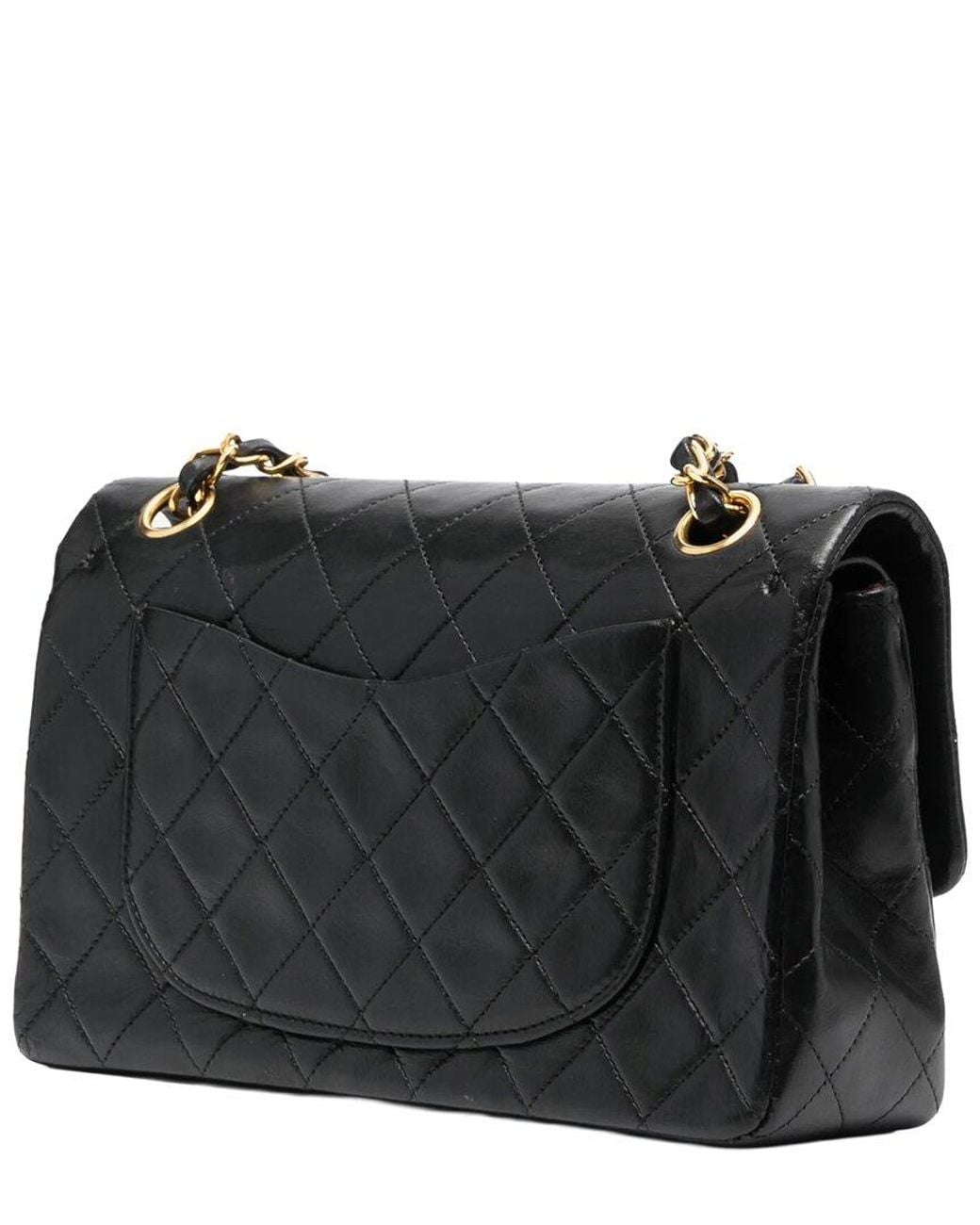Chanel Black Leather 1989-1991 Bag