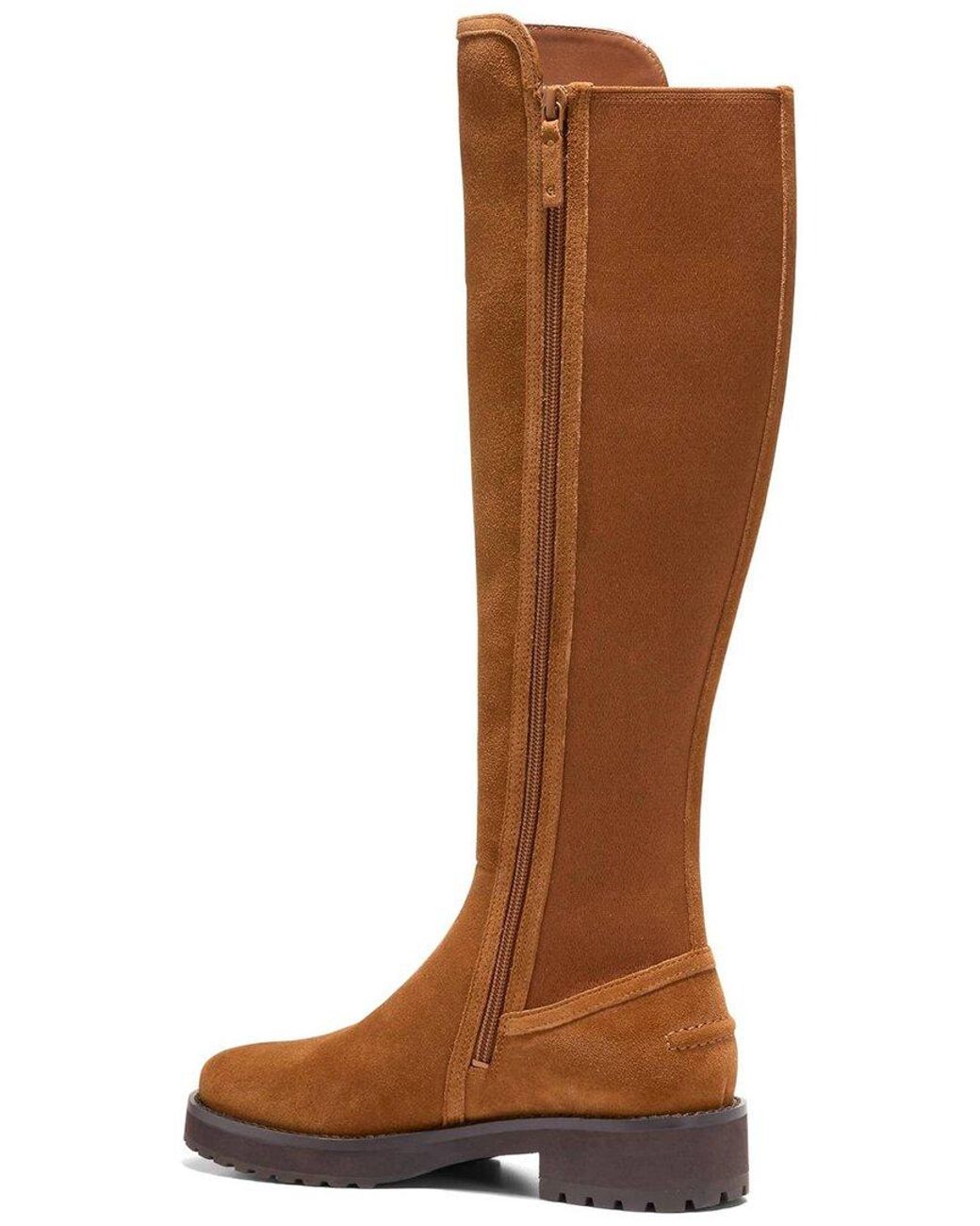 Cole Haan Brown Lyndon Waterproof Suede Boot