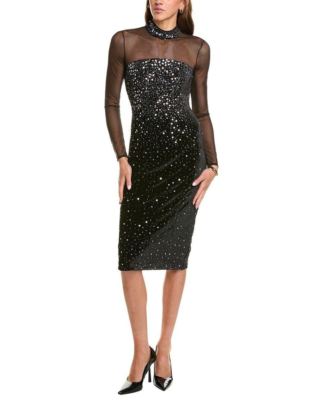 Eliza J Black Sheath Dress