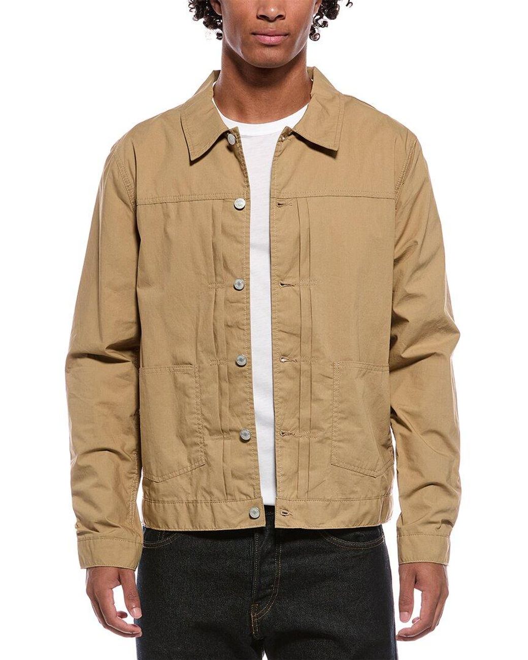 Officine Generale Natural Leo Poplin Shirt for men