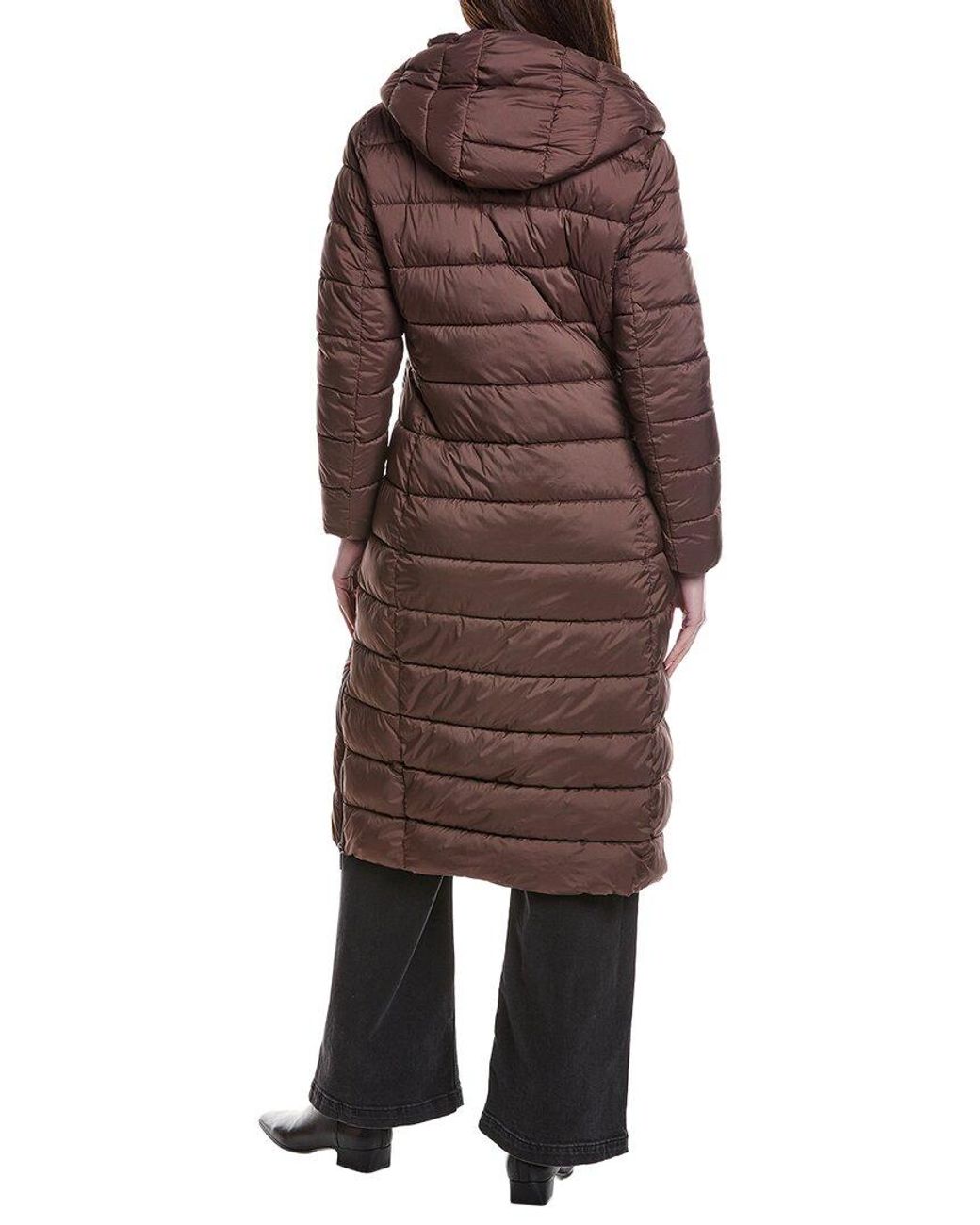 Kenneth Cole Brown Puffer Coat