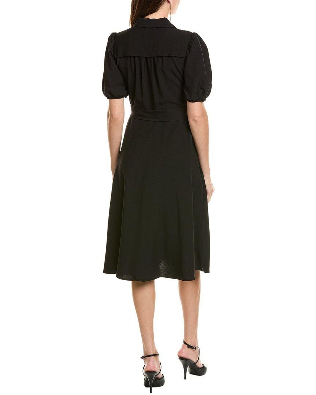 Nanette Lepore Black Midi Dress
