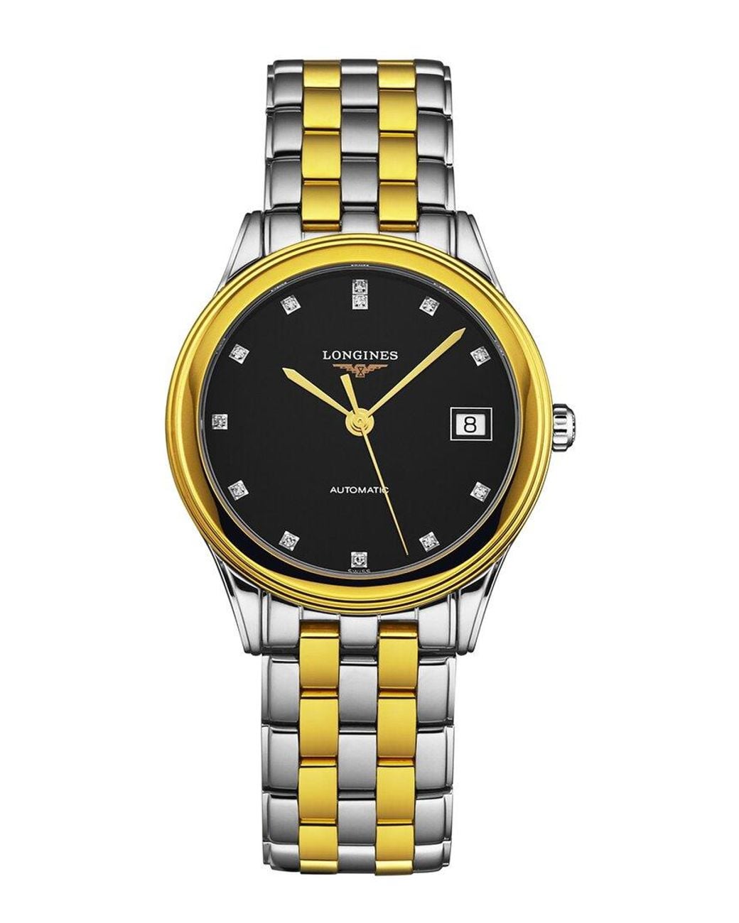 Longines Metallic Flagship Diamond Watch, Circa 2020s for men