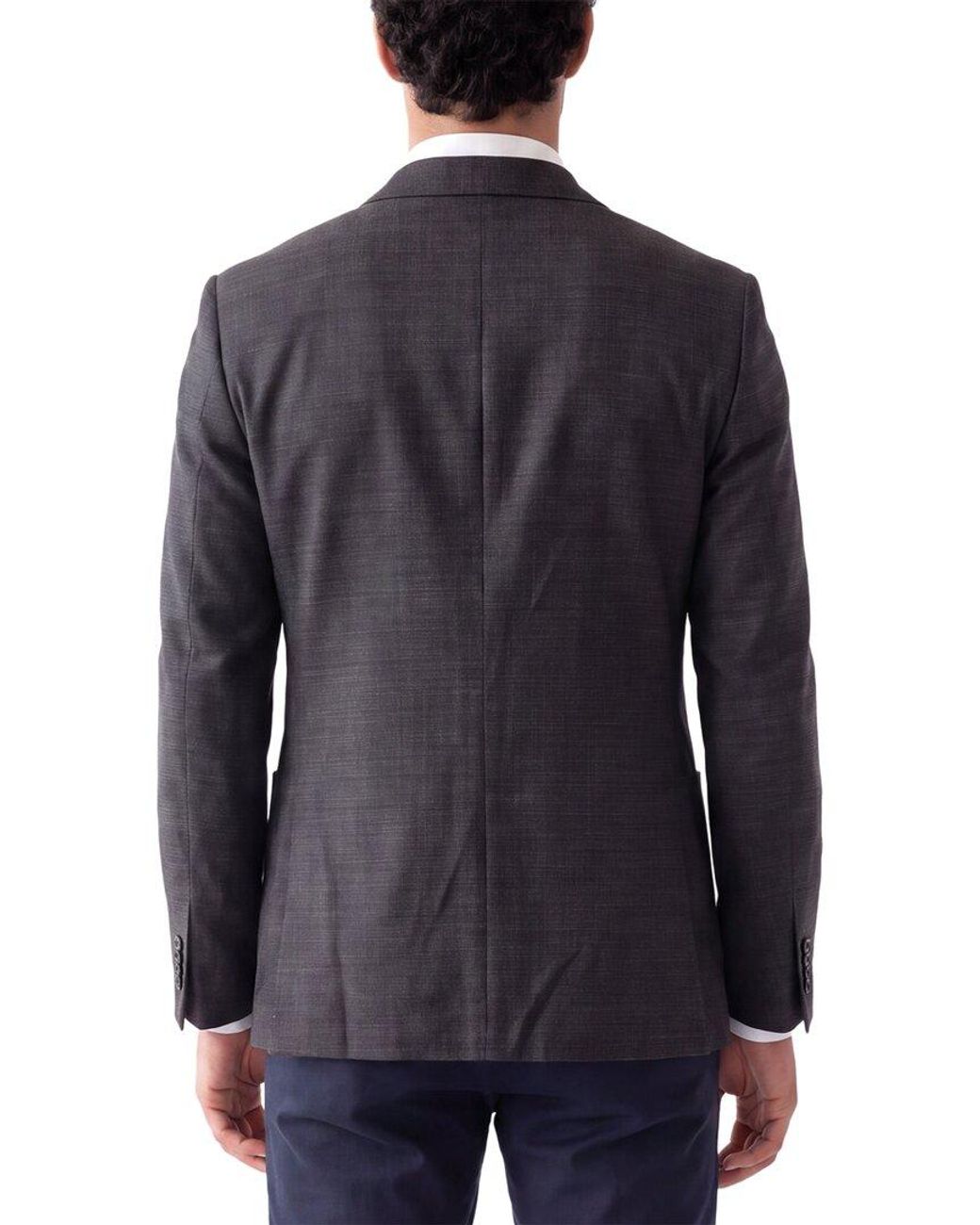 Corneliani Blue Cc Collection Virgin Wool Blazer for men