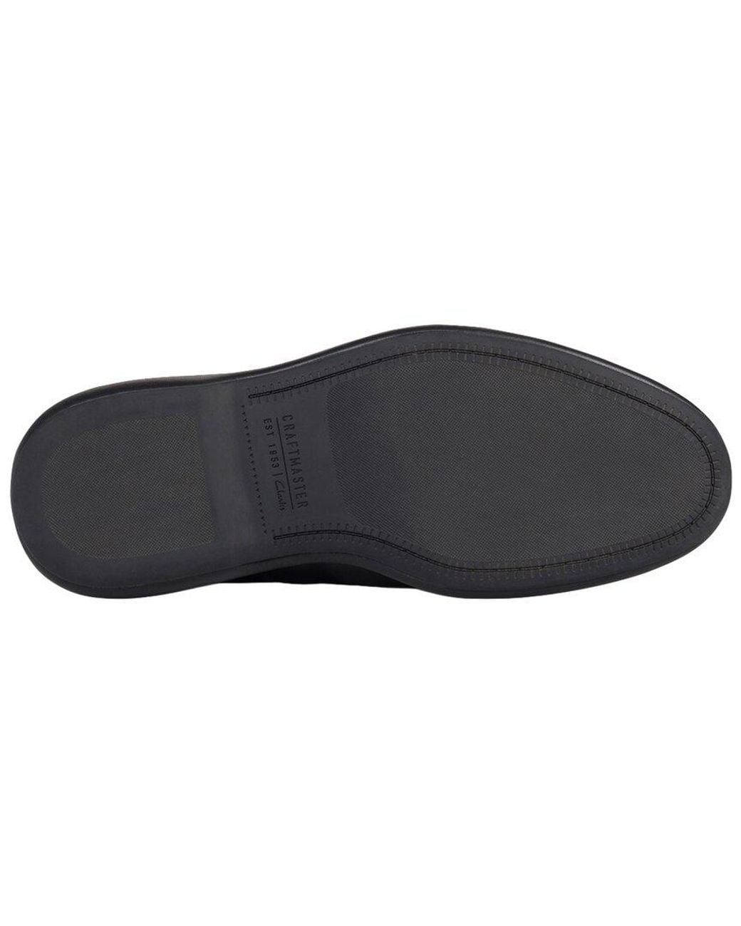Clarks Black Cur Oxford Leather Oxford