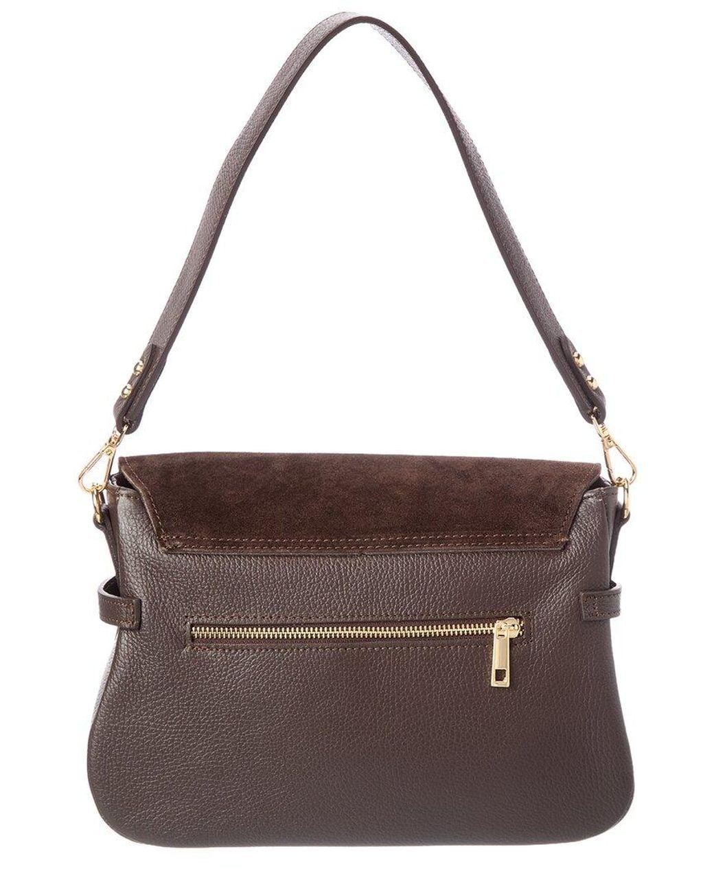 Isabella Rossetti Brown Phoebe27 Leather Shoulder Bag